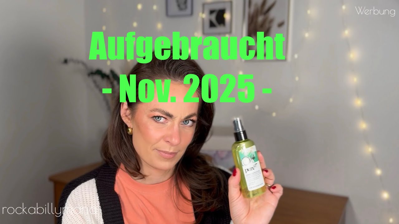 💡 Aufgebraucht November 2025 | rockabillymaria