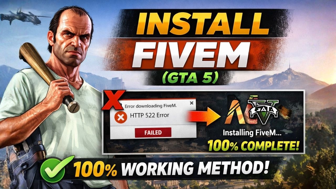 How to Install FiveM (GTA 5) | Complete Step-by-Step Guide 2026