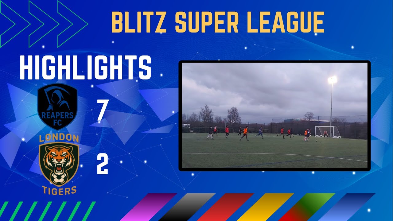 Reapers Put 7 Past The Tigers || Reapers FC 7-2 London Tigers || BSL Highlights