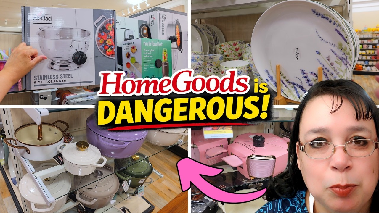 HomeGoods Is Dangerous for People Like Me 😅 Kitchen Edition!