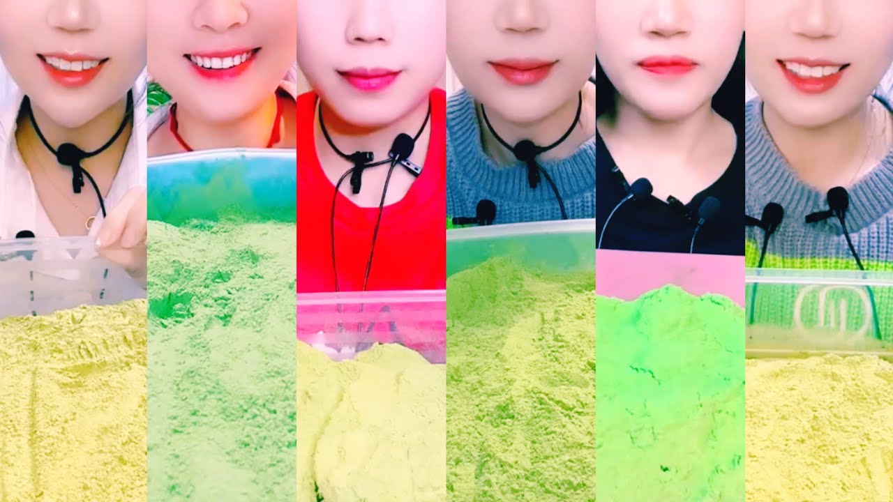 PART I OF FINDING DIFFERENT TYPES OF ICEYY GEMS UNDER POWDER MATCHA || Ice Lover 