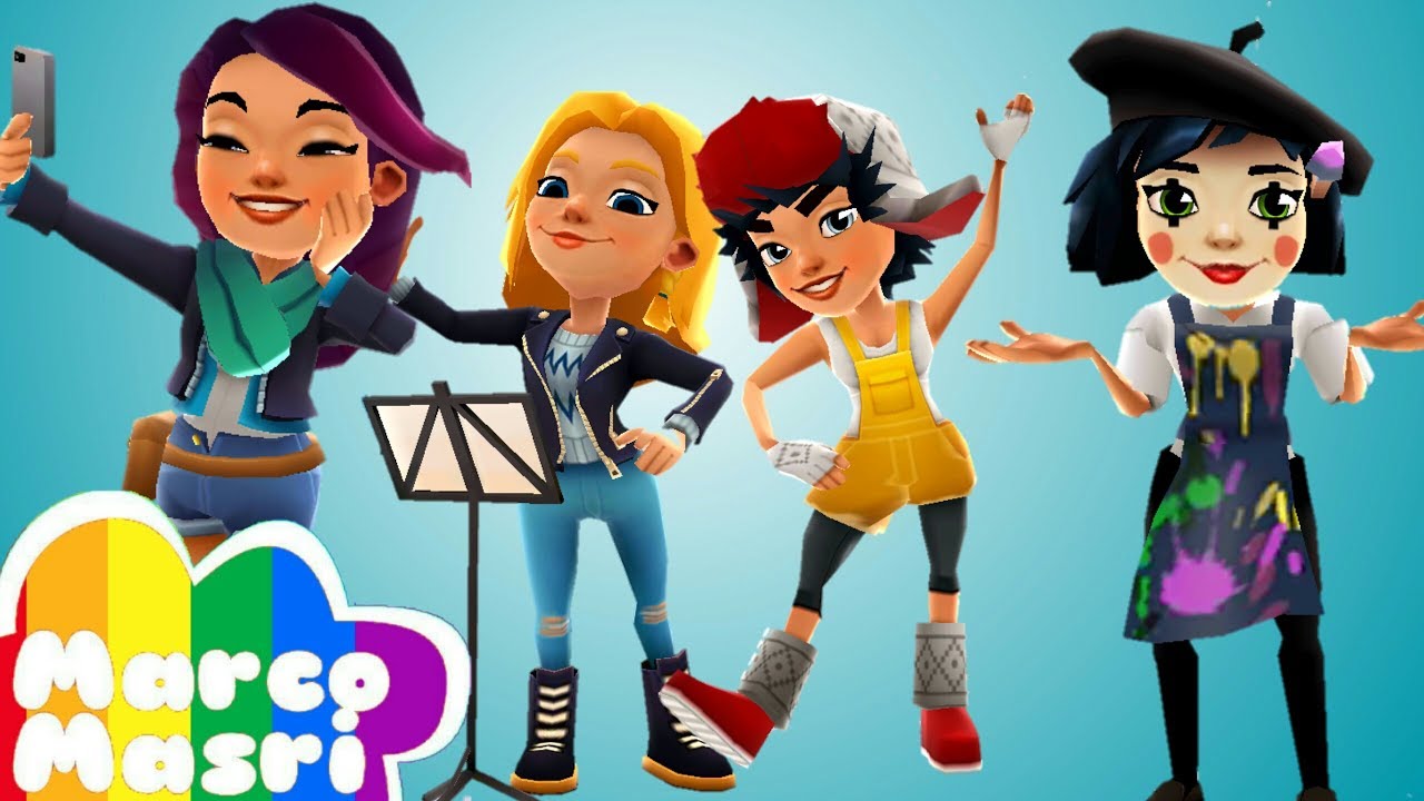 European Girls | Subway Surfers | Alex, Coco, Freya & Jolien