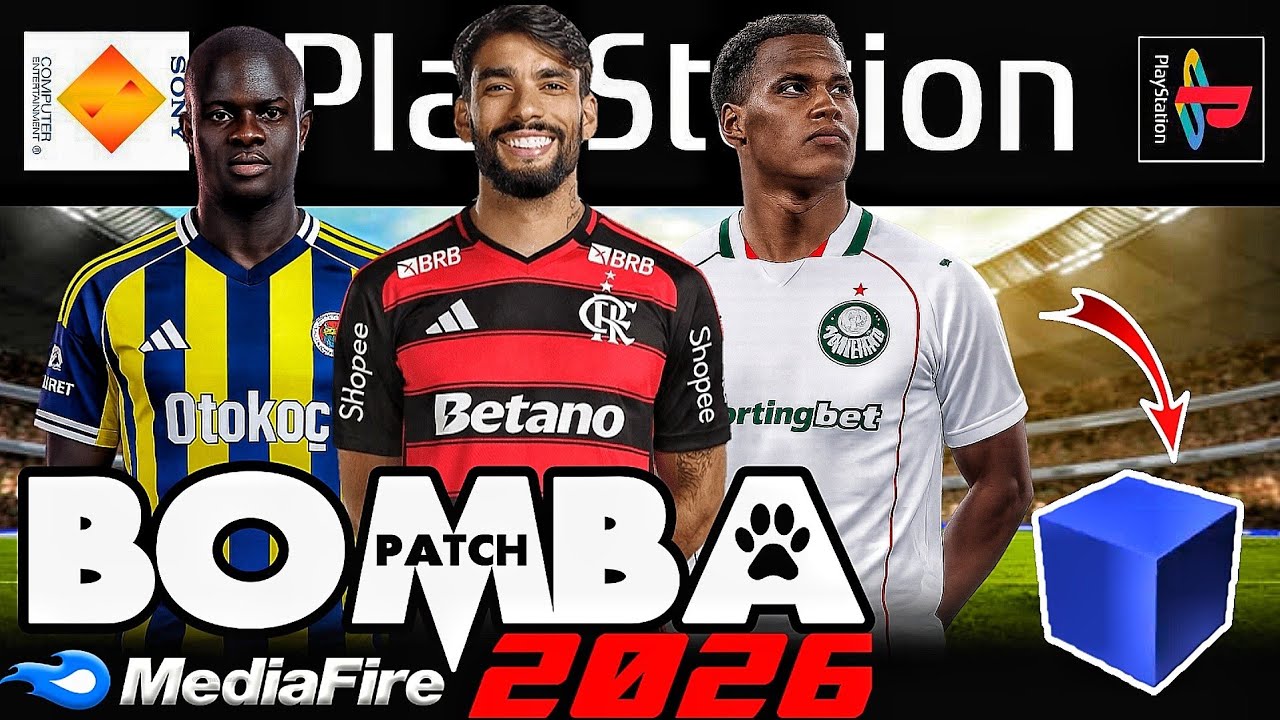 😱 NOVO! BOMBA PATCH 2026 (PS2) DOWNLOAD MEDIAFIRE! COPA DO MUNDO 26 NETHERSX2, PCSX2 & OPL ✅️ 