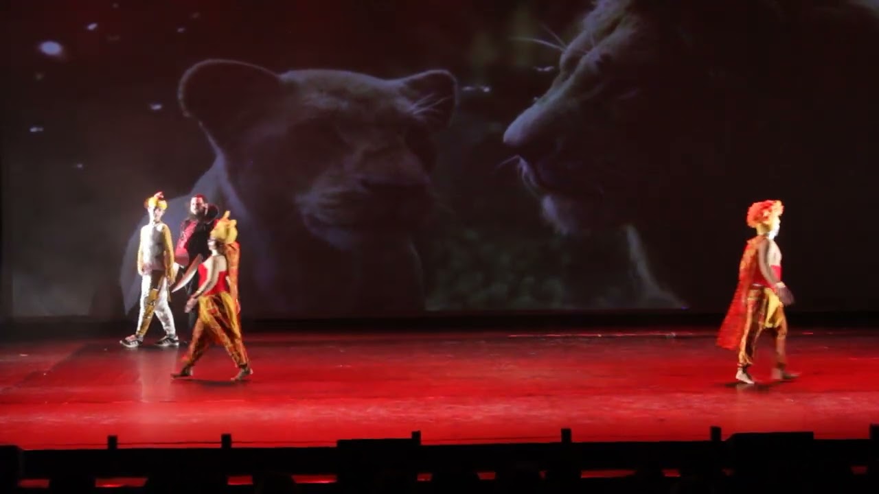 Simba e Nala - Espetáculo 