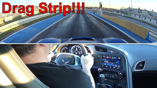 Мои первые забеги на четверть мили!!! - 2016 C7 Corvette Stingray Z51 с ручным переключением