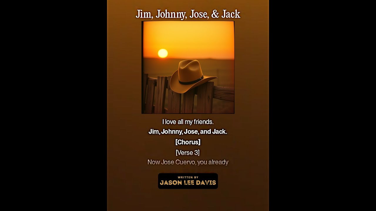 Jim, Johnny, Jose, & Jack (written by Jason Lee Davis)