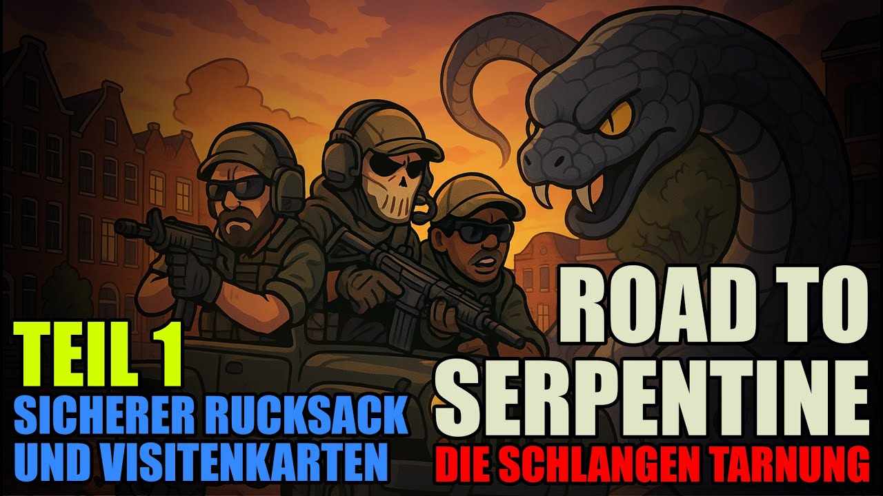 ROAD TO SERPENTINE TEIL 1 | SICHERER RUCKSACK UND VISITENKARTEN