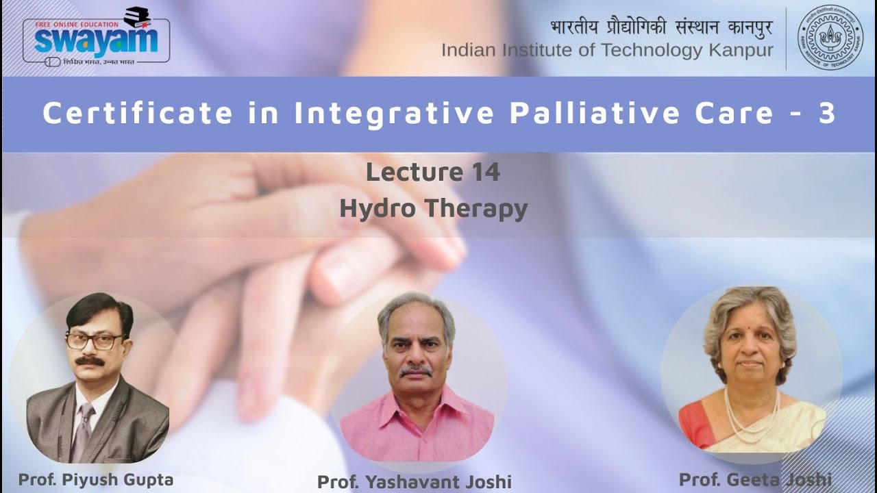 Lecture 14: Hydro Therapy