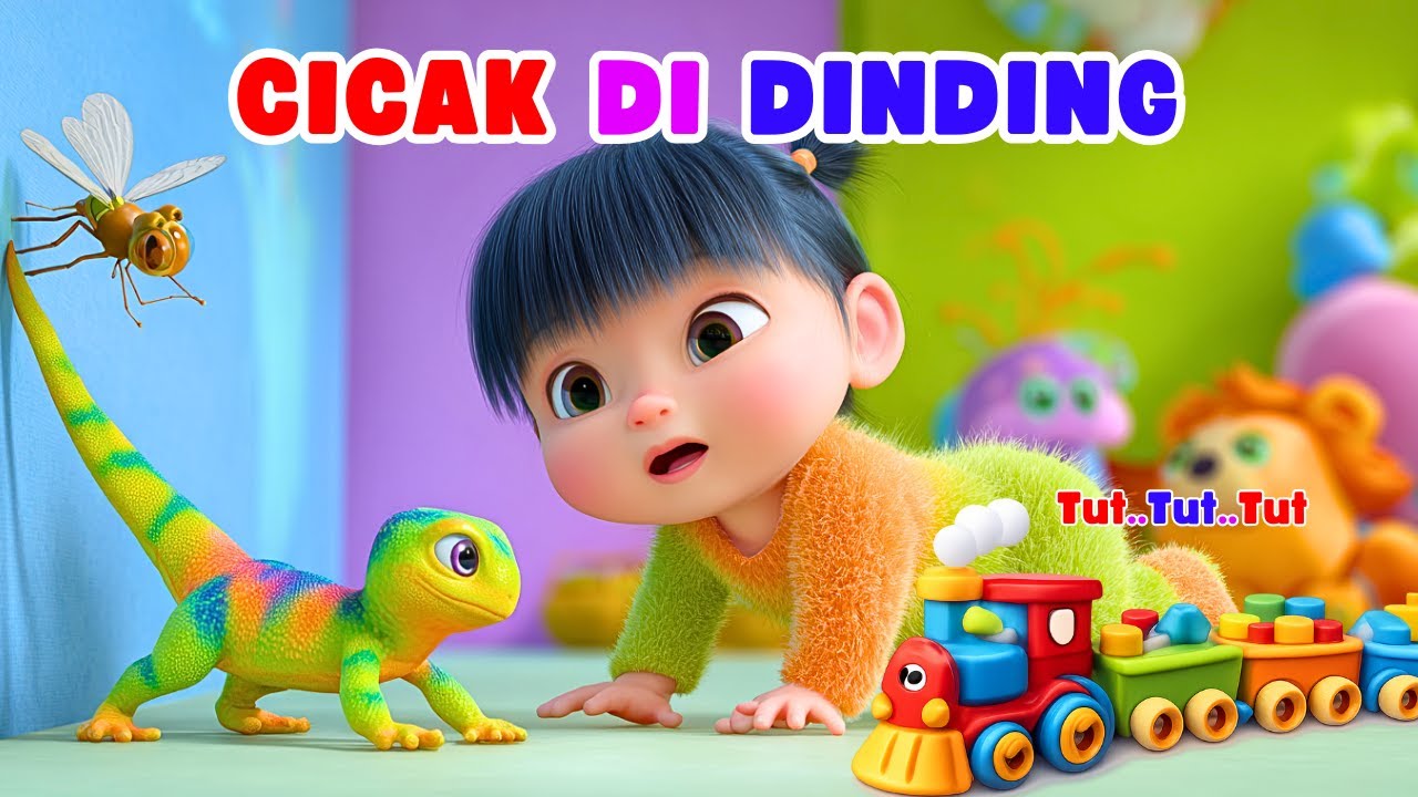 Cicak Cicak di Dinding - Naik Kereta Api & Lagu Anak Indonesia Lainnya - Balita TK PAUD