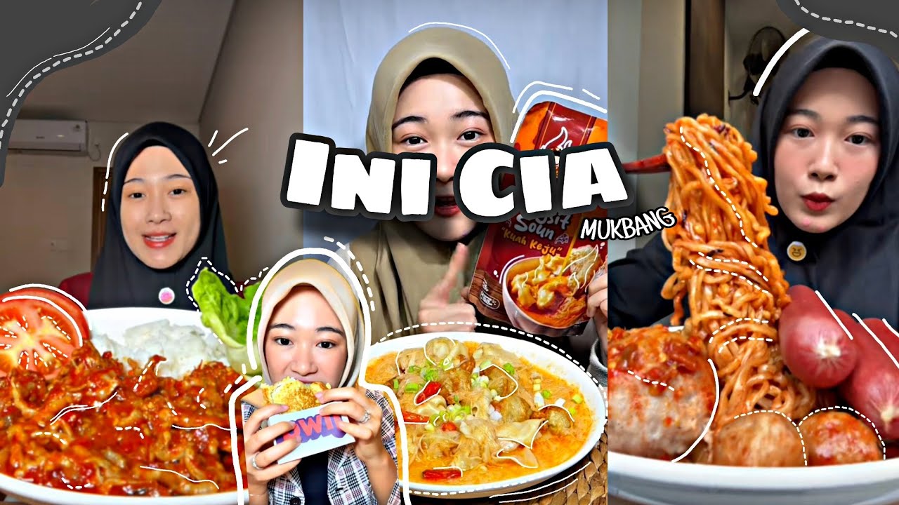 INI CIA MUKBANG COMPILATION! Makanan Lezat & ASMR Bikin Ngiler