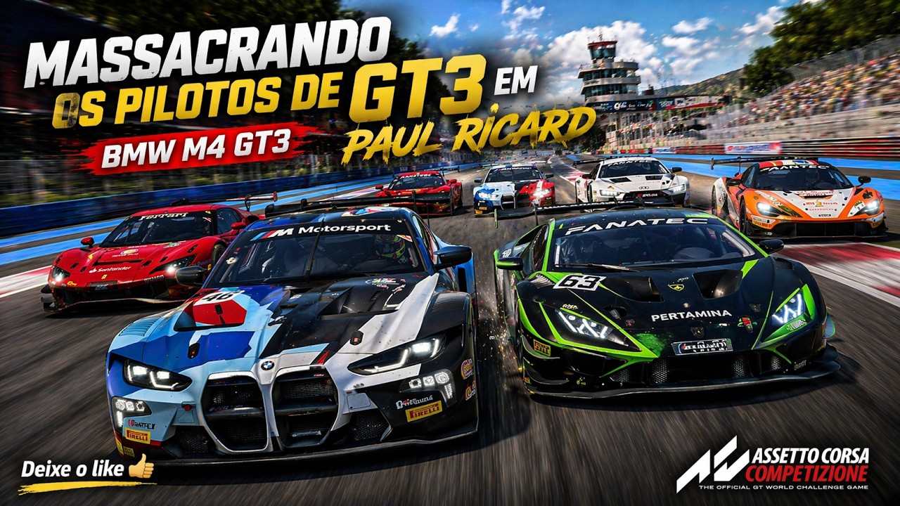 ACC l CORRIDA COMPLETA PAUL RICARD l BMW M4 GT3 22