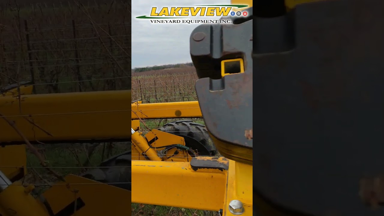 Vineyard Pruning with Collard Pre-Pruner and Gregoire G7