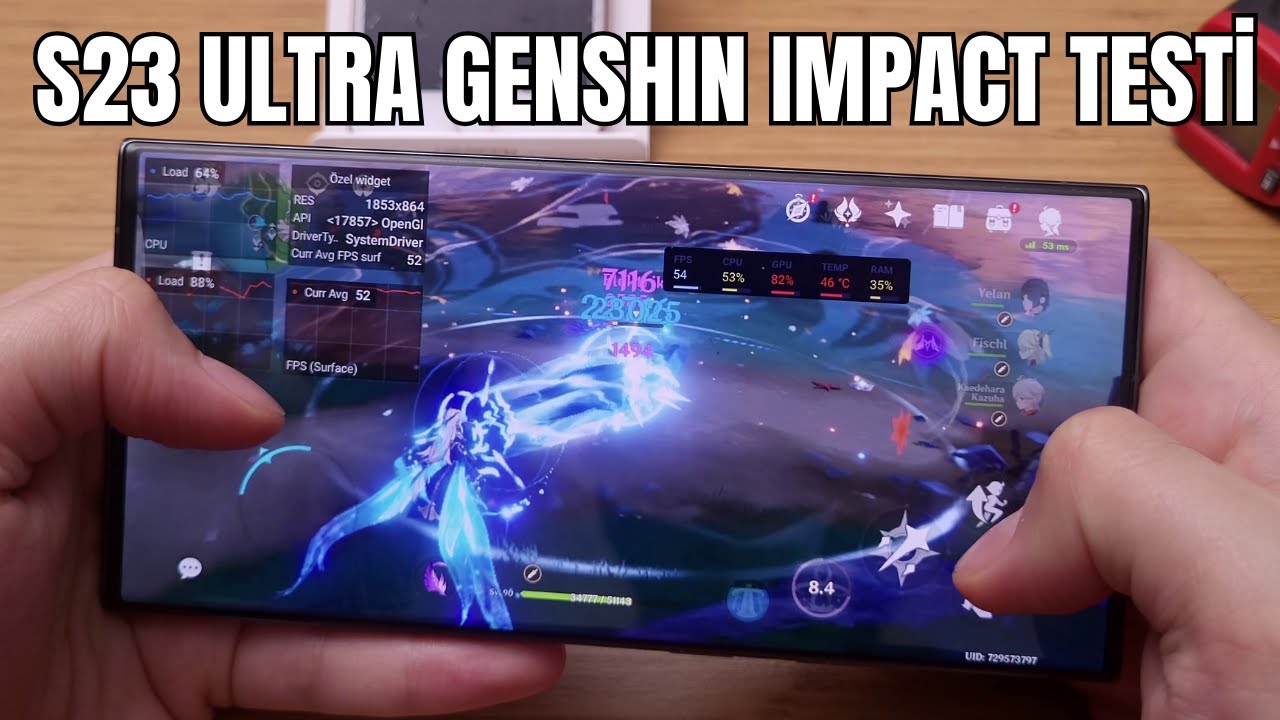 Samsung Galaxy S23 Ultra Genshin Impact testi