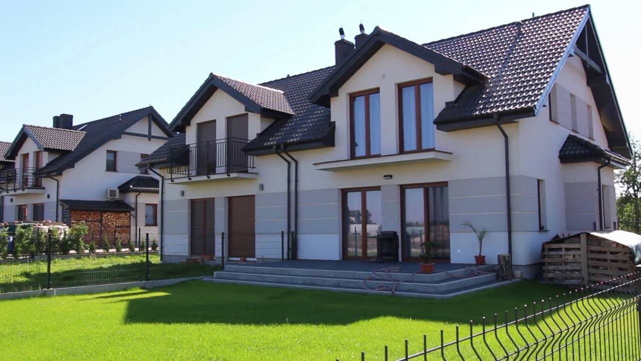 Oglądamy dom bliźniak 128 m2 z poddaszem użytkowym - Osiedle Probudzianka - Krzyszkowo / Poznań