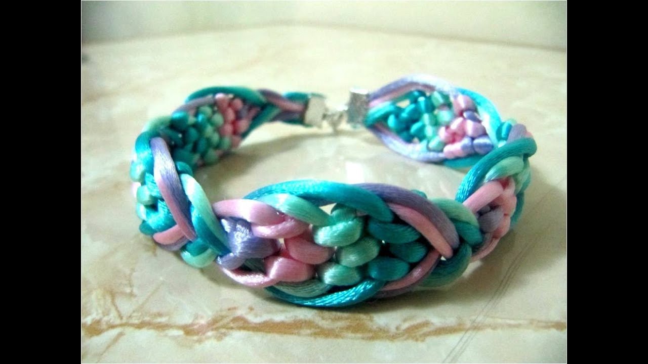 Pulseras nudos macramé trenzadas