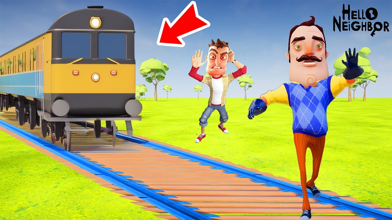 TREN GELMEDEN KAÇ WİLSON ❗️Hello Neighbor Mod