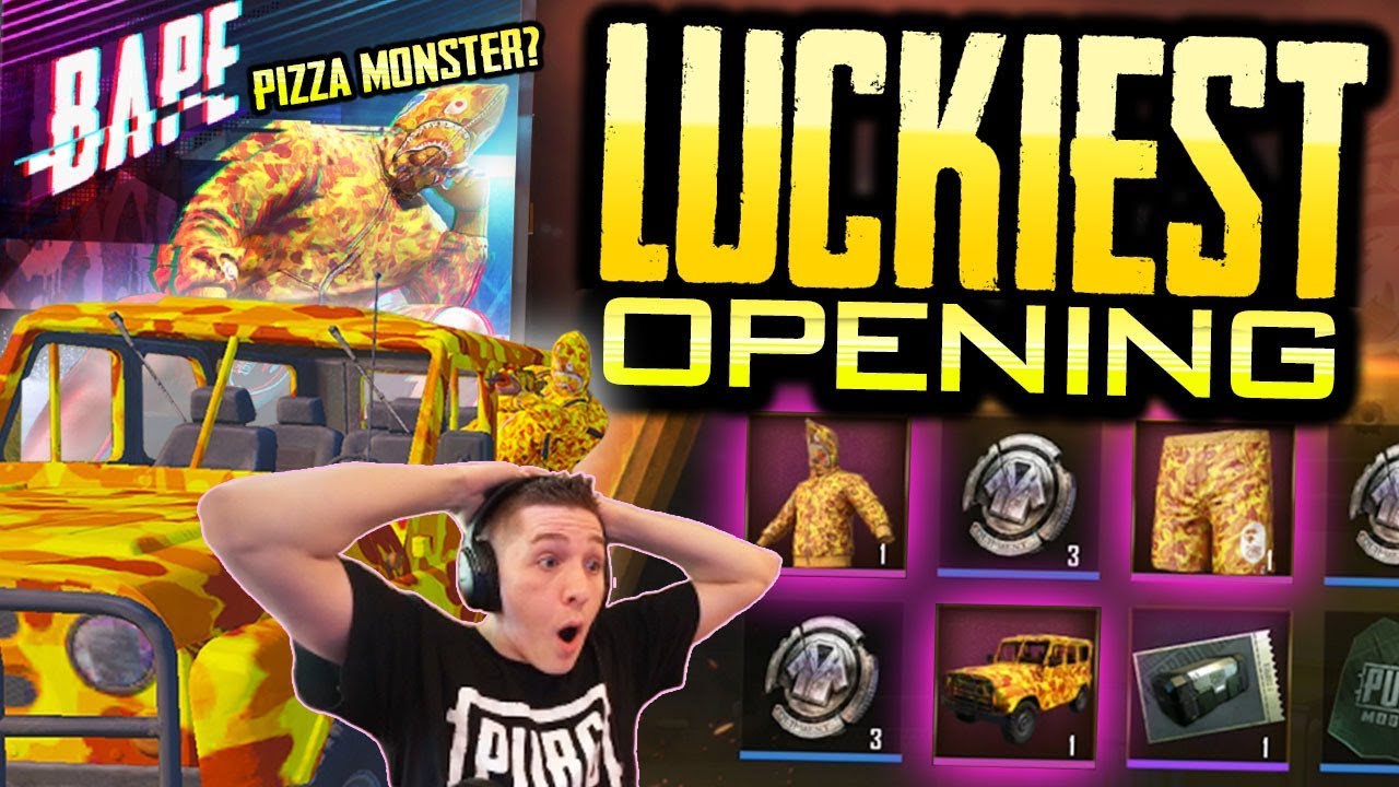 INSANE BAPE CRATE OPENING! LUCKIEST OPENING EVER (SORRY POWERBANG 😂)