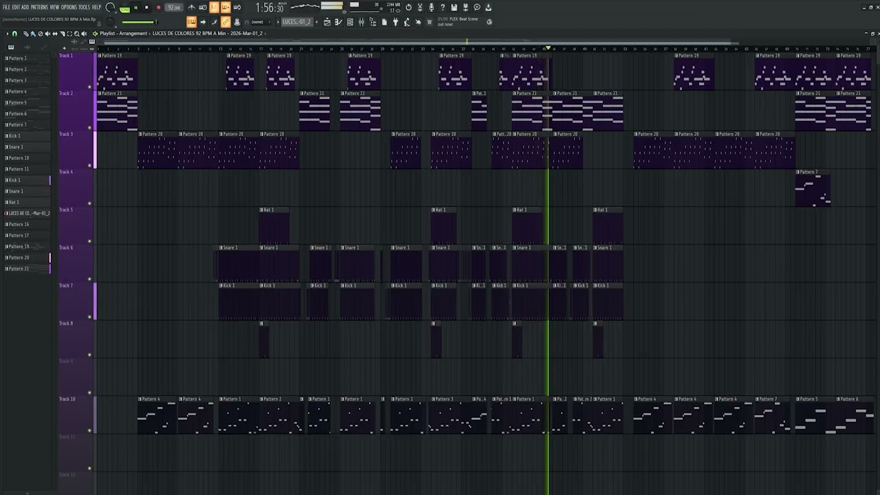 Omar Courtz - LUCES DE COLORES [FL STUDIO REMAKE + FREE FLP]