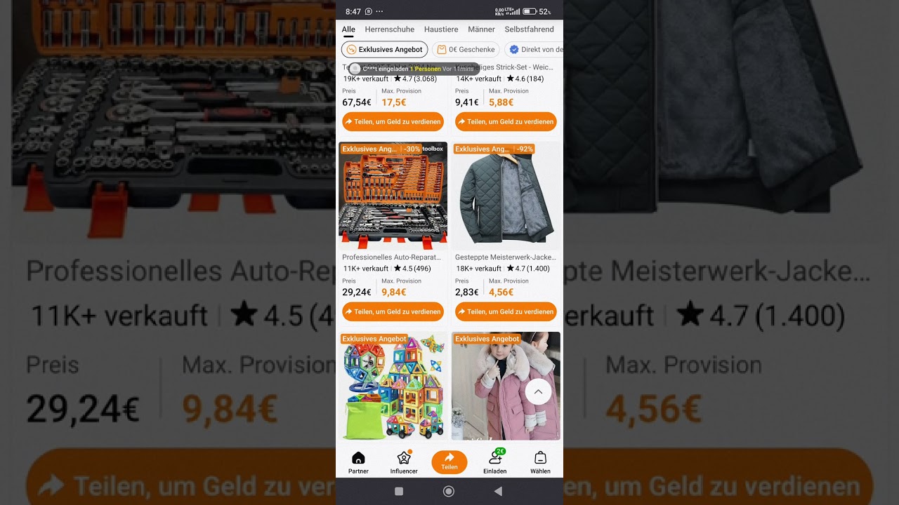 Mit dem Temu Partnerprogramm &uuml;ber die Bremer Community Geld verdienen &ndash; Schritt f&uuml;r Schritt erkl&auml;rt