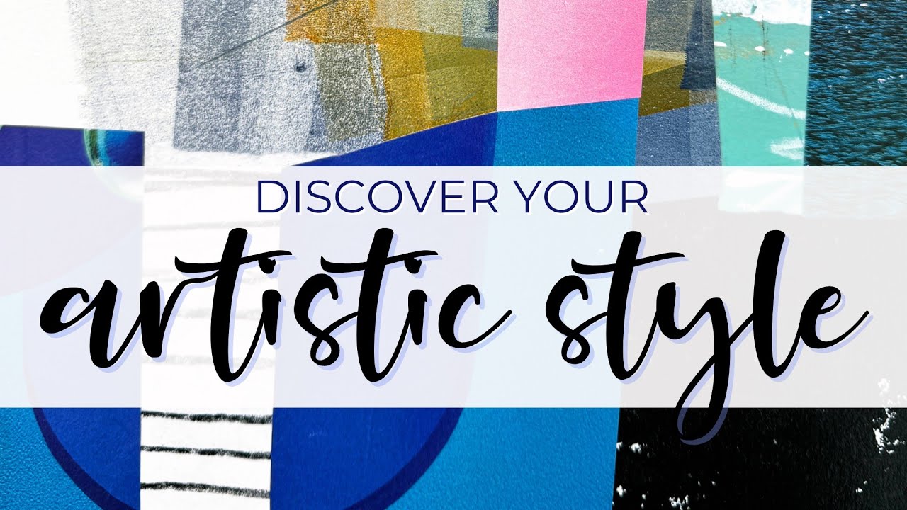 The BEST Way to Discover Your Artistic Style #keepshowingup #collageart #abstractart #artisticstyle