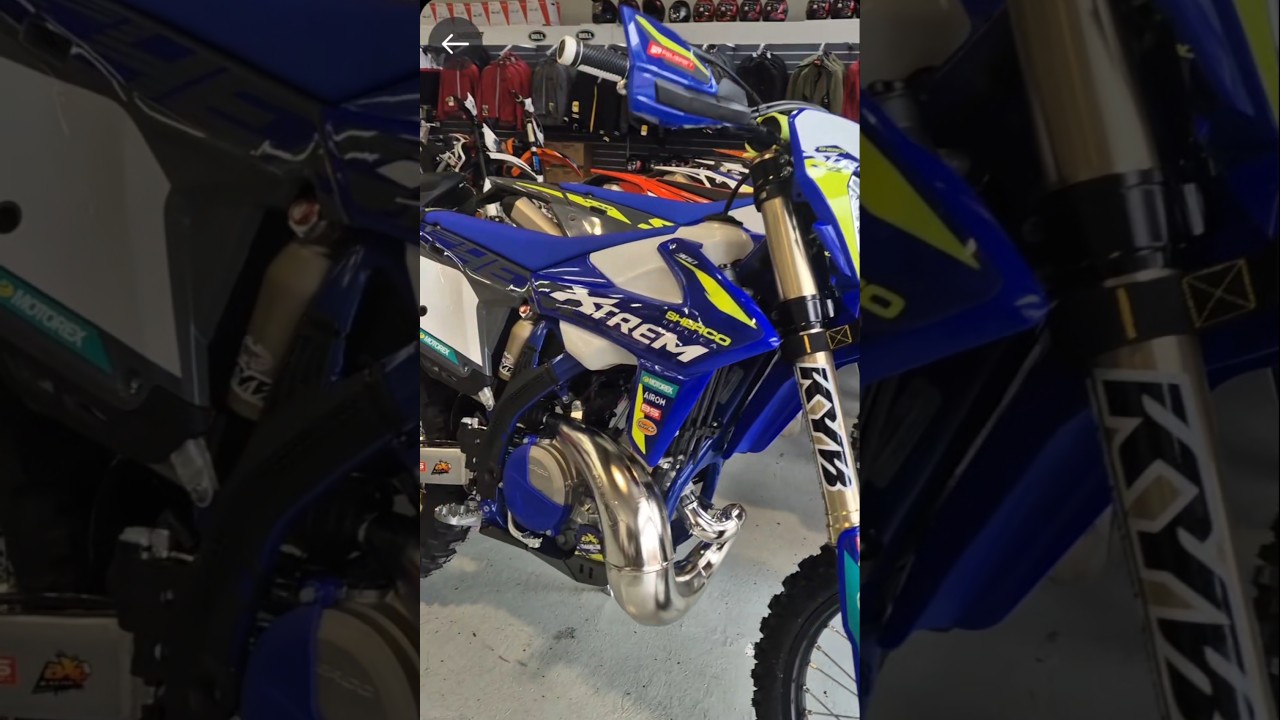 300 sherco extr&ecirc;me 2025 machine de guerre !💥#enduroxtrem #hardenduro #enduro #sherco #motoneuve