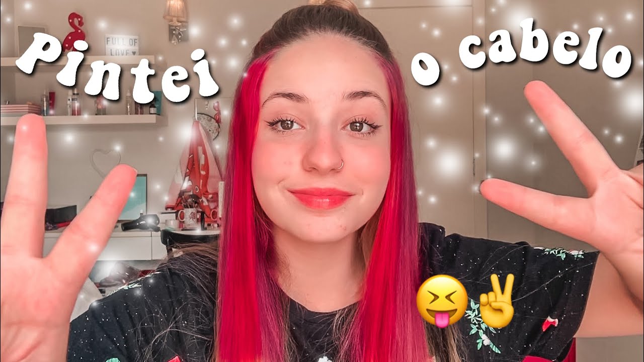 DESCOLORINDO E PINTANDO O CABELO NA QUARENTENA | manu falcão