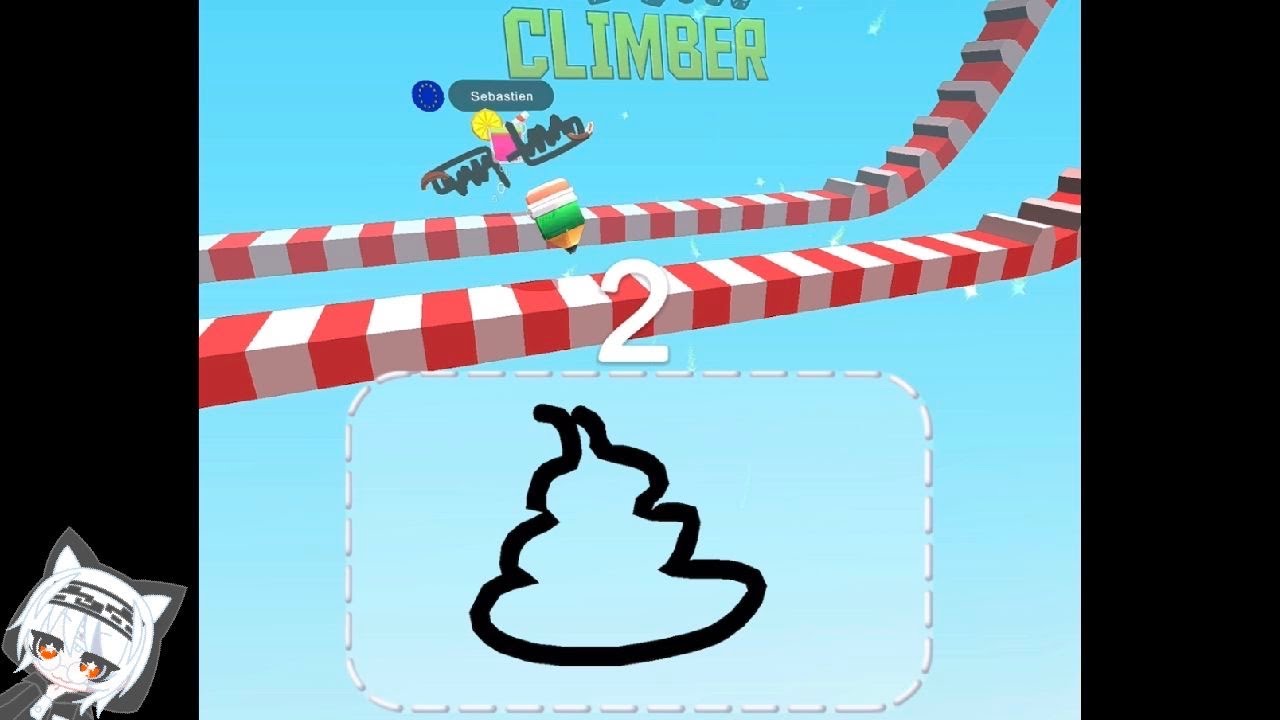考えるだけムダ？ふざけて足を描け！w【クライマーを描こう】ゲーム実況