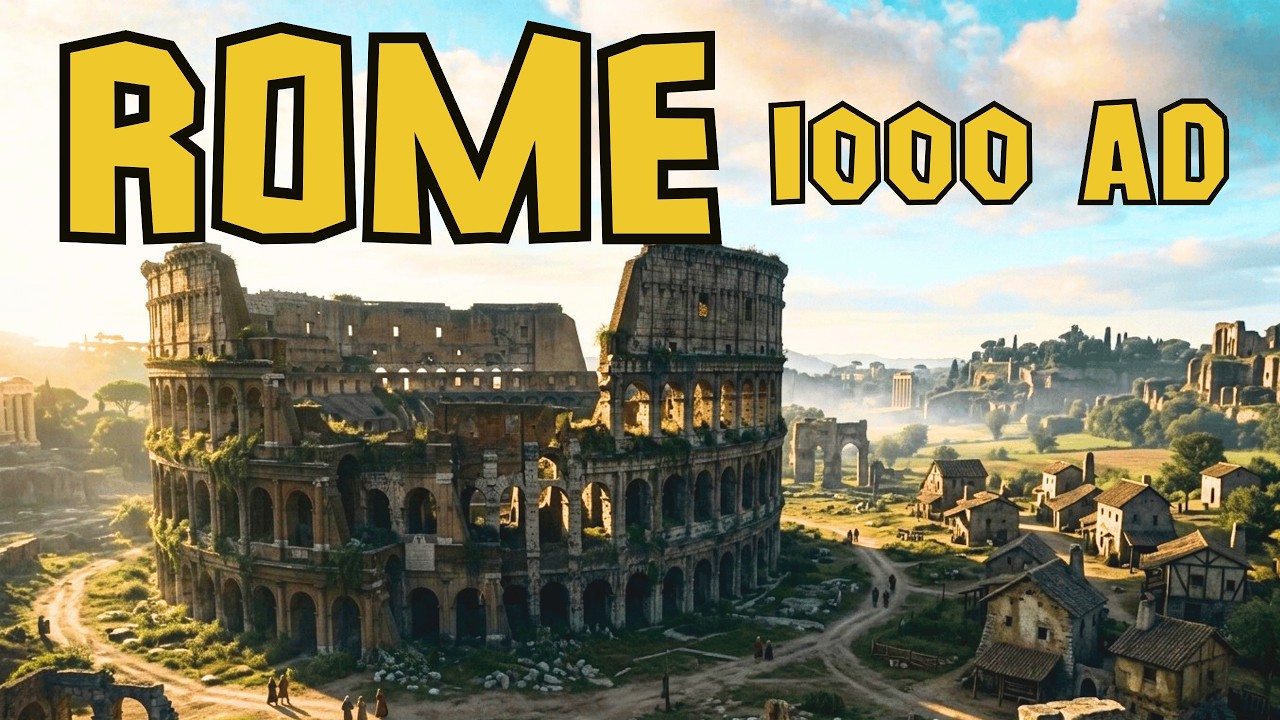 What Rome Really Looked Like in 1000 AD (AI Reconstruction)