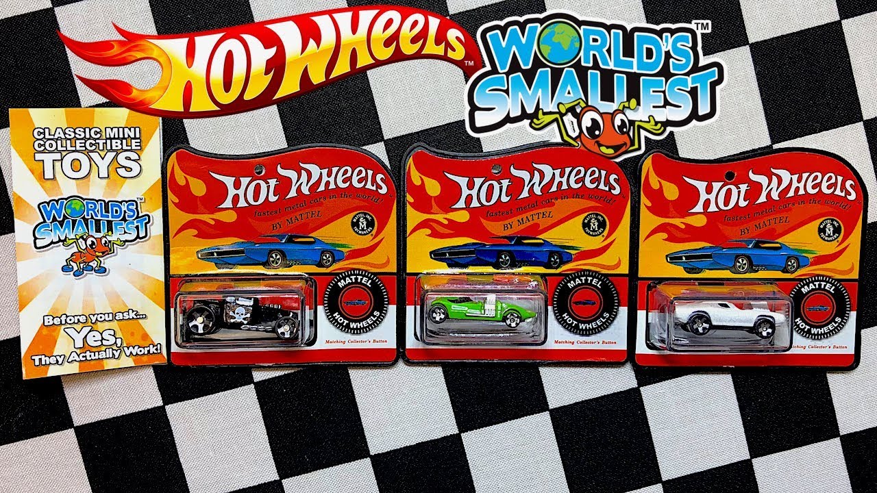 World's Smallest Hot Wheels Cars