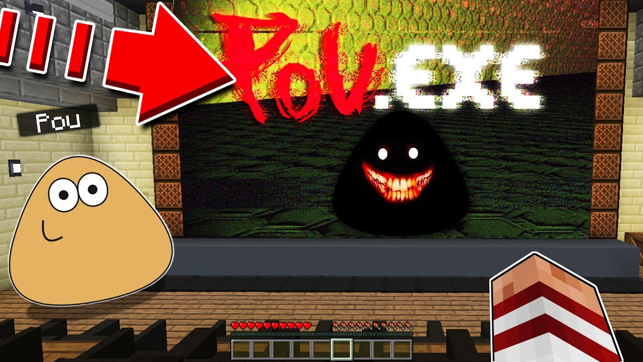 NO VEAS LA PELÍCULA DE POU.EXE EN MINECRAFT