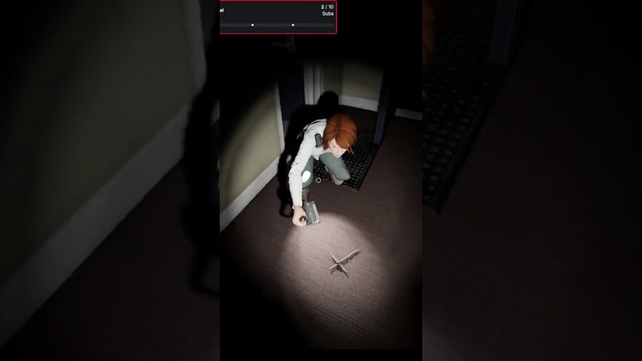 the ghost did not like the crucifix... 