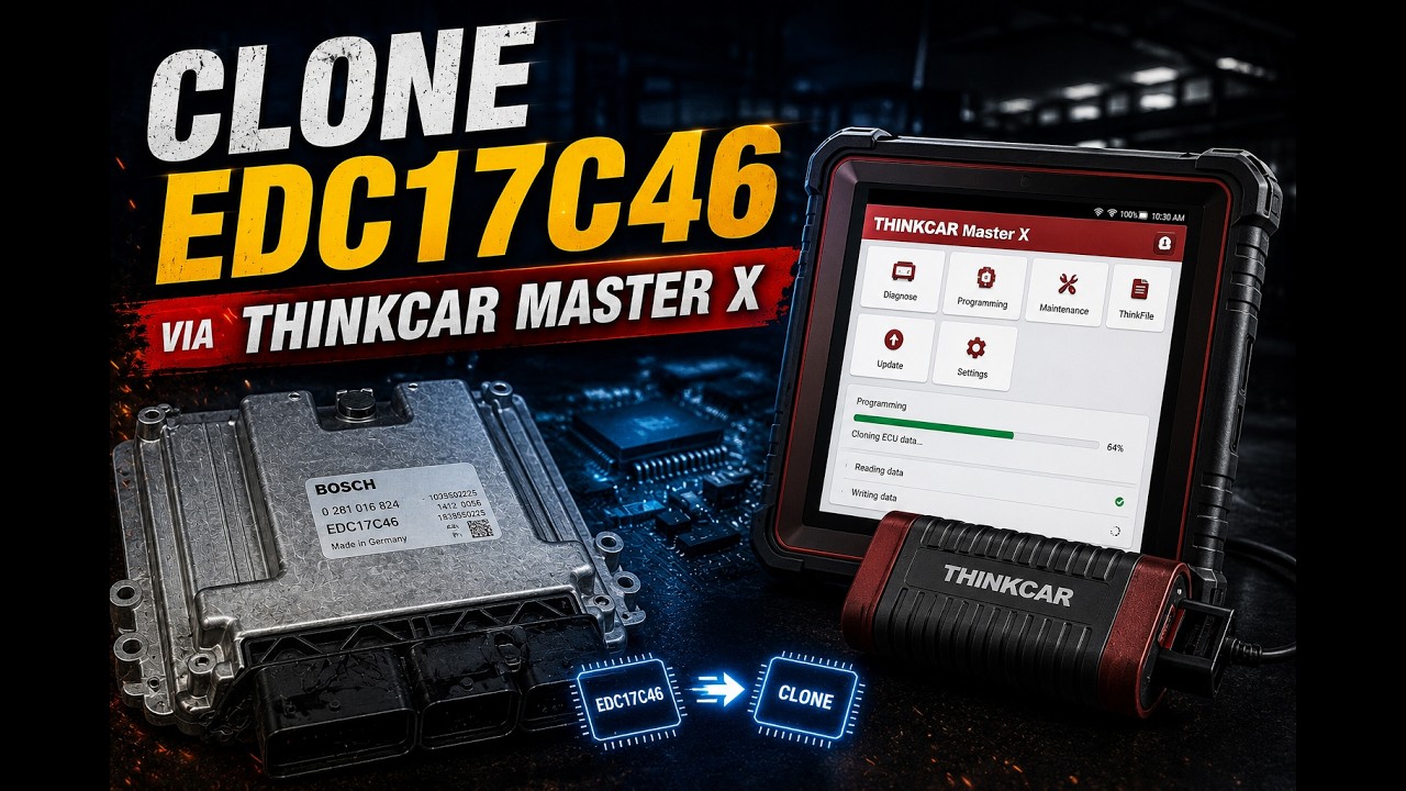 VAG EDC17C46 Clone via ThinCar Master X