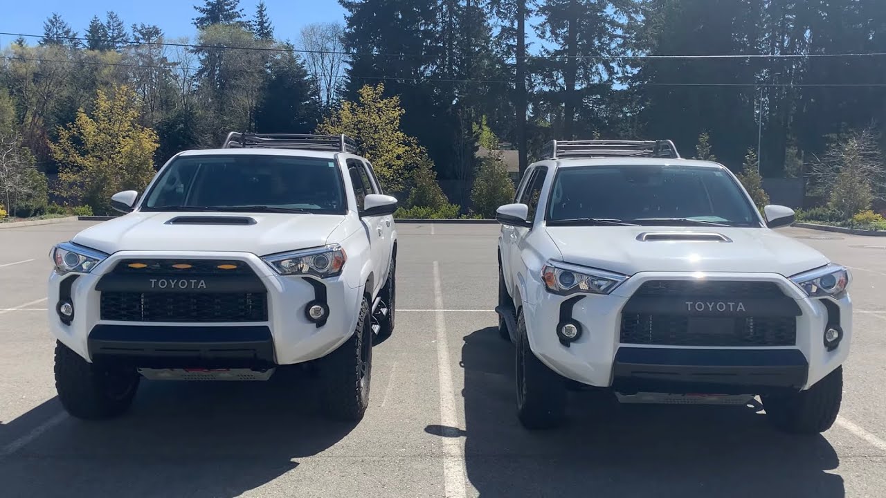 4Runner TRD Pro Comparison - Westcott Designs Fox TRD Pro LIFT with BFGoodrich KO2s vs Stock TRD Pro