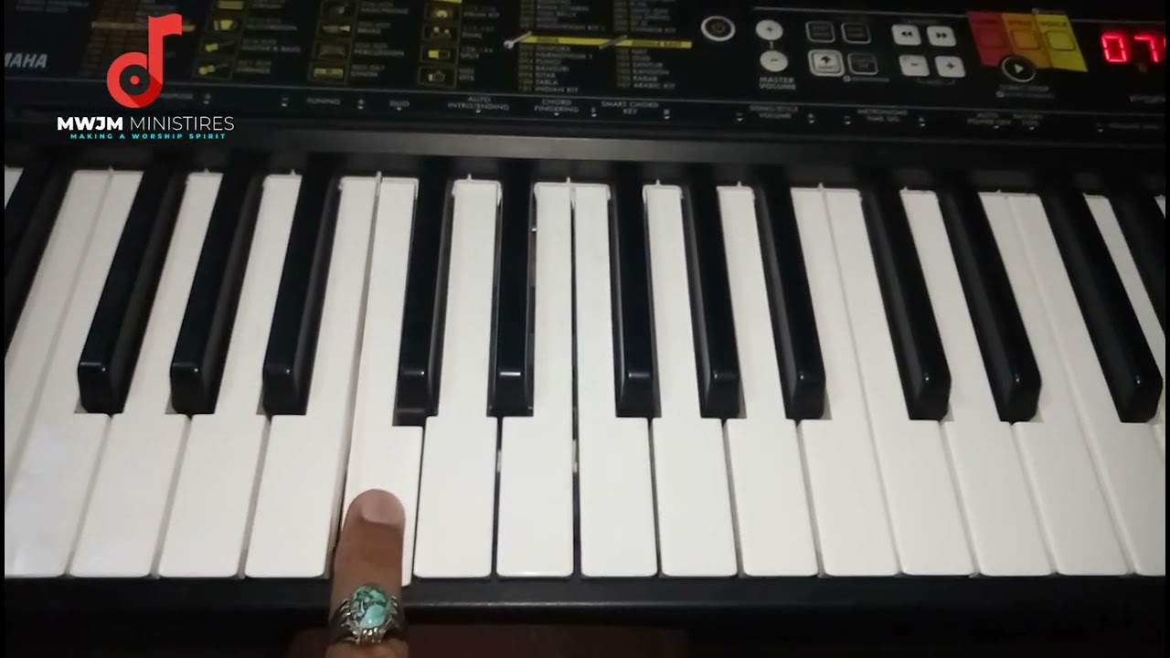Karo sitaish Zaboor 148 Psalm 148 keyboard lesson do learn by your own hands #mwjm