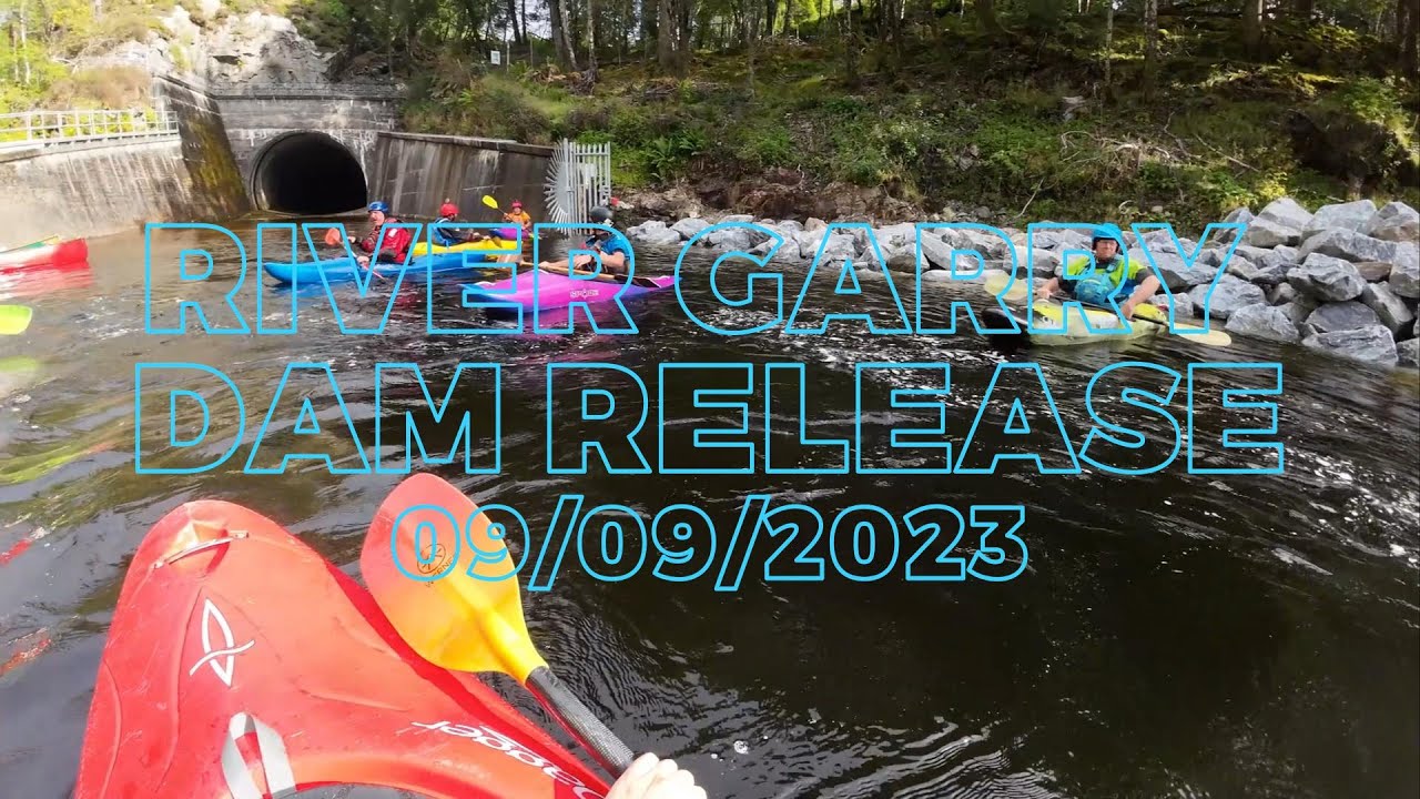 First time down the River Garry - Dam Release
