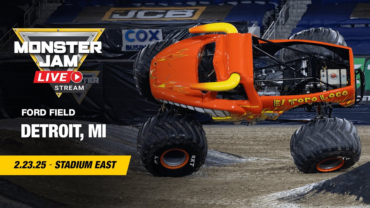 Monster Jam: Detroit - 2 (Full Event) | Feb 23, 2025 | Stadium East