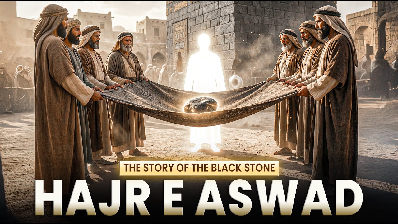 The Story Of Hajr e Aswad: Islamic History Of The Black Stone | Islamic Story