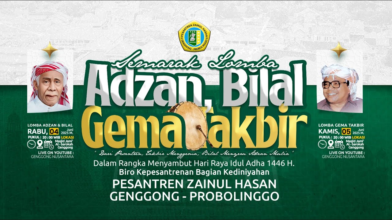 🔴 LIVE | Semarak Lomba Gema Takbir Dalam Rangka Menyambut Hari Raya Idhul Adha 1446 H