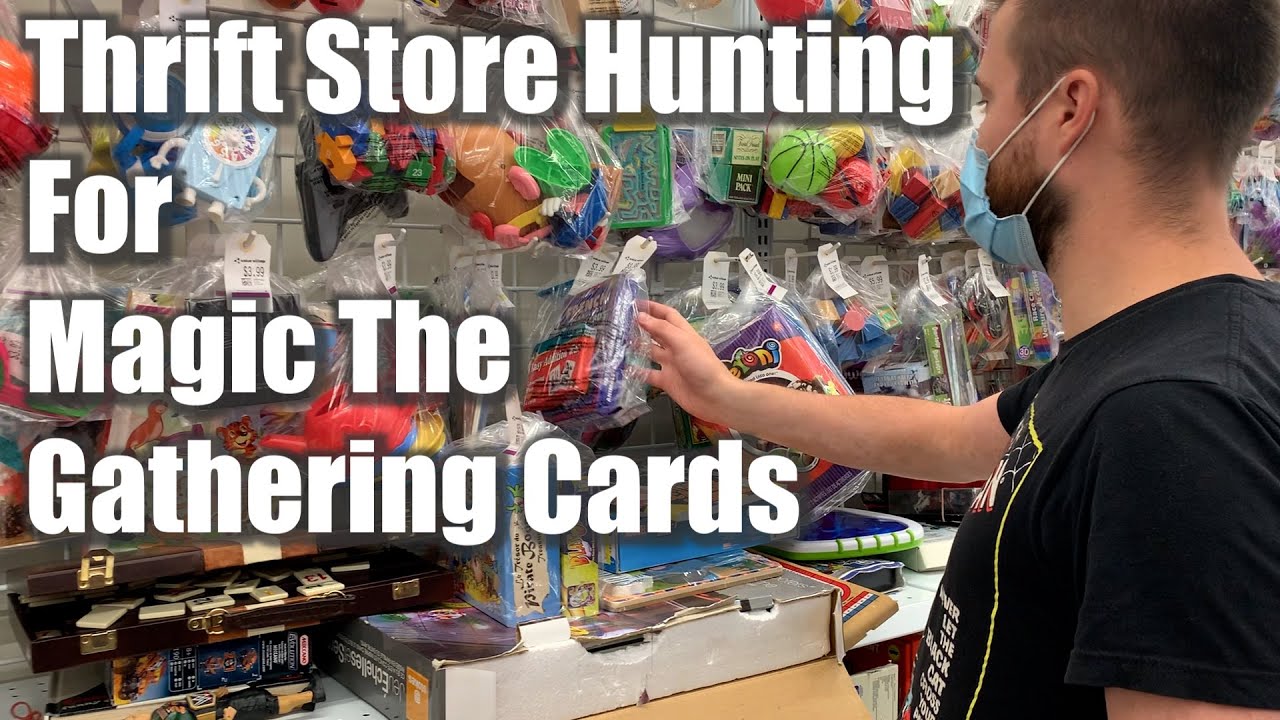 This is How I go Thrift Store Hunting for Magic The Gathering Cards