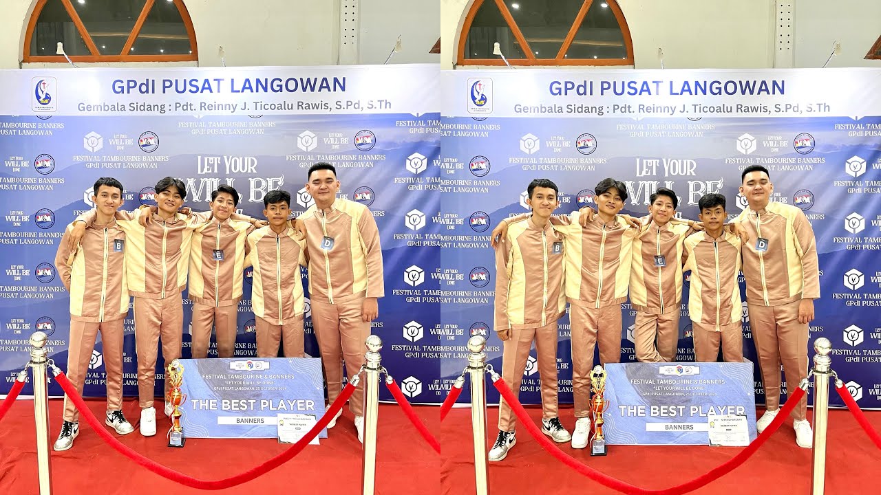 BANNERS GPdI SAMRAT | Festival Tambourine Banners GPdI Pusat Langowan - 25 Oktober 2024.
