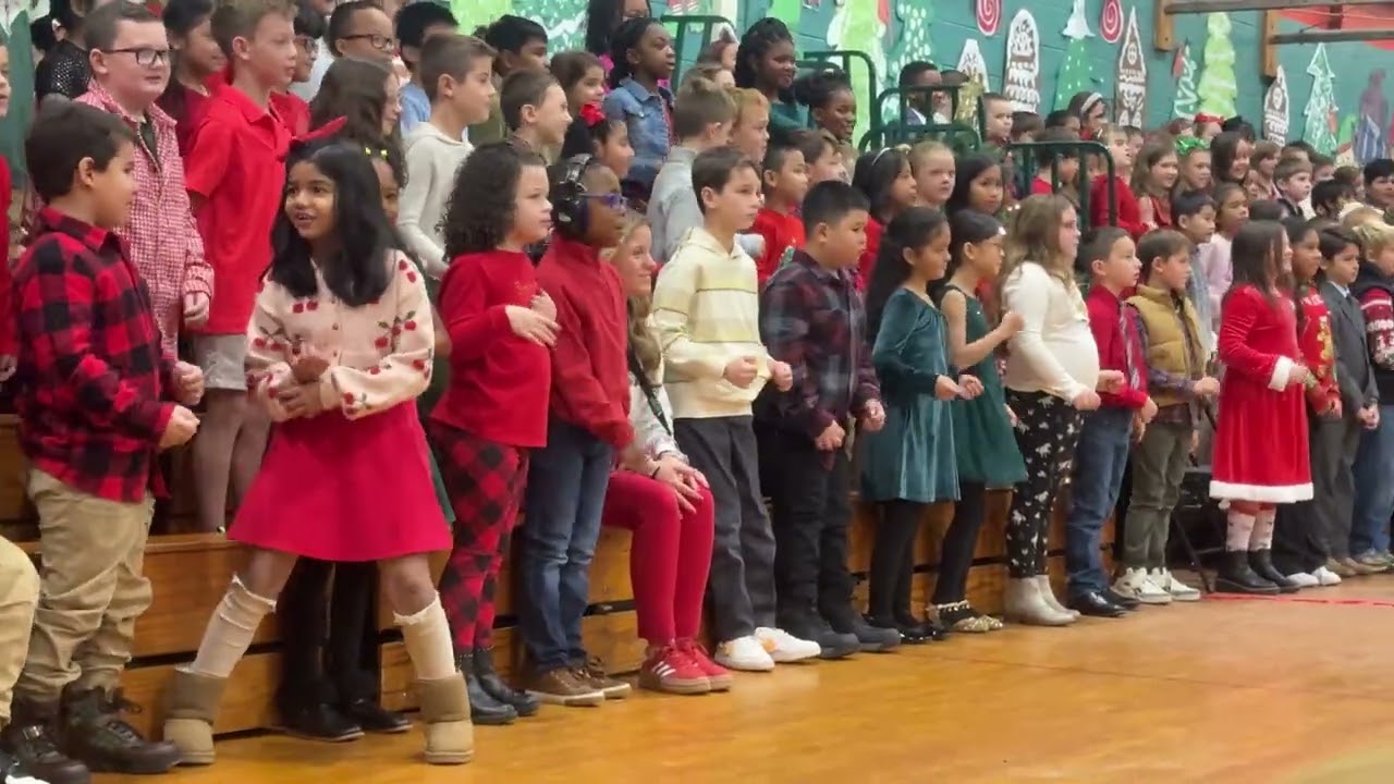 Third grade Christmas concert 2025