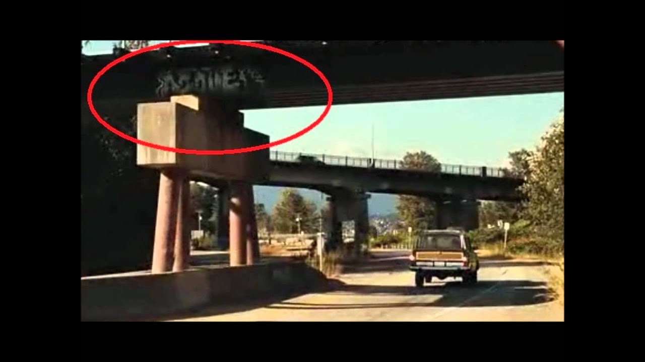 Above1 (ubuv) graffiti on Rise of the Planet of the Apes.