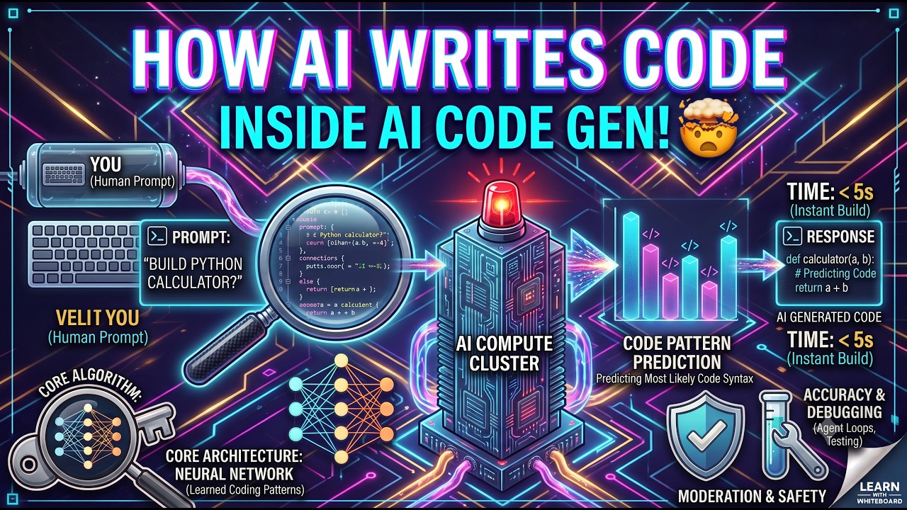 How AI Code Generation Works Explained Simply | How Claude Code & Other AI Coding Assistants Work