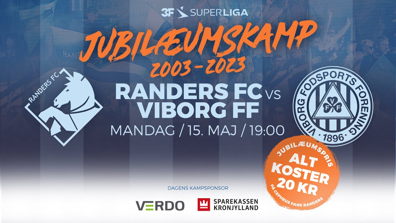 Kom til 𝟐𝟎 &aring;rs jubil&aelig;umskamp for 𝟐𝟎 𝐤𝐫! ⚽💙