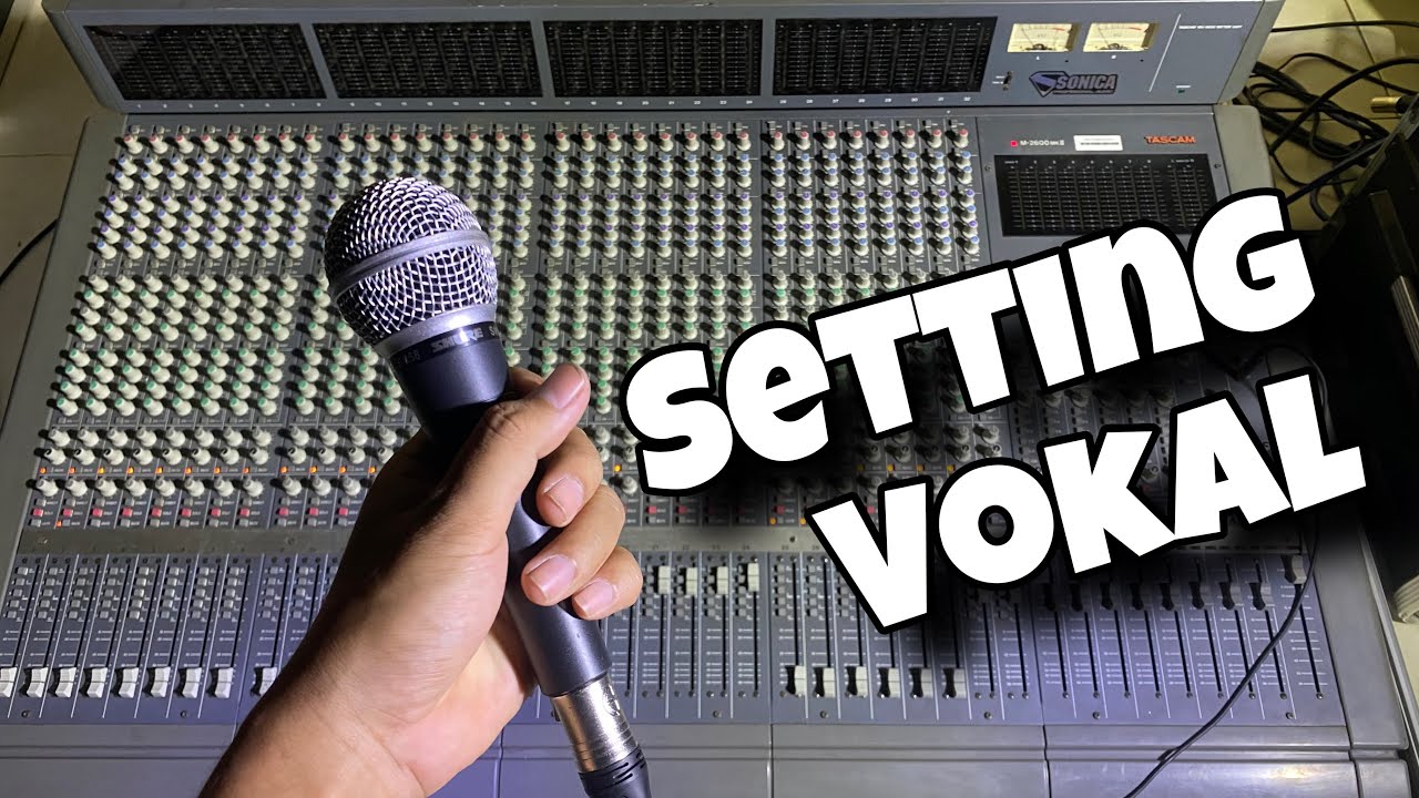 Setting vokal mixer 6 tone analog | belajar fungsi mixer dan praktiknya
