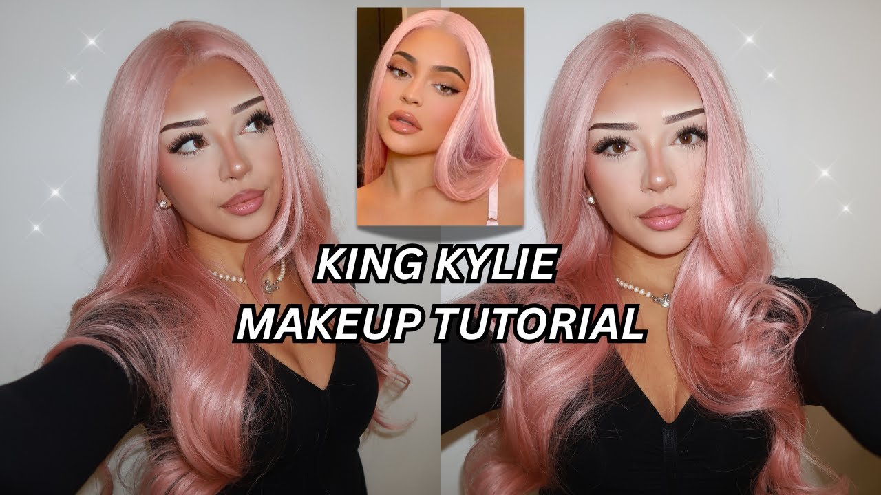 Урок макияжа в стиле королевы Кайли!!🎀 *подробно*