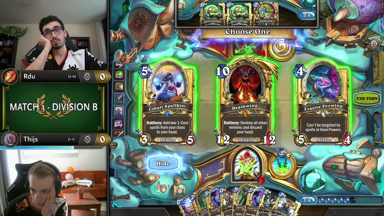 Rdu vs Thijs - Division B - Hearthstone Grandmasters Europe 2020 Season 1 - Week 5