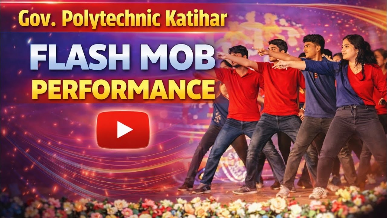 Flash mob performance l Government polytechnic katihar l #bihar #gpkatihar #shortsfeed #dance 