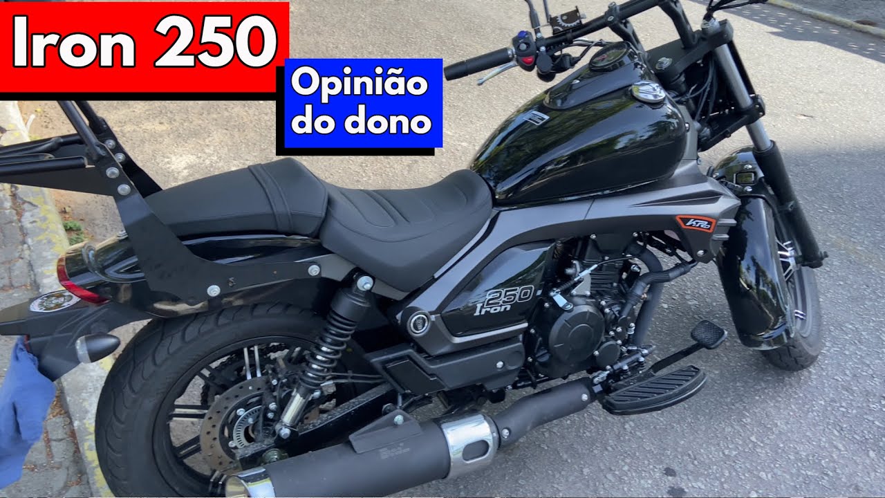 Iron 250 Shineray │Opinião do dono com 1 mês de uso, customização, acessórios e outros detalhes