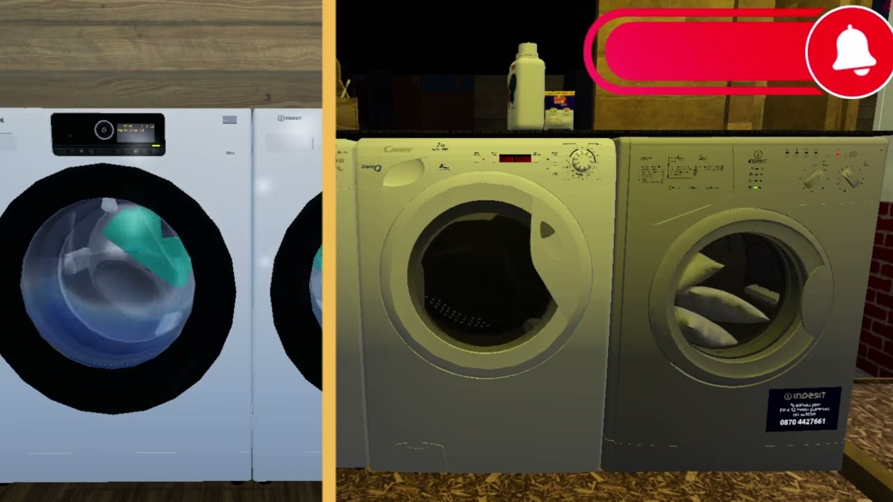 LG vs. Candy vs. Whirlpool ZEN: Spin Race *Unbalanced Spin* (Roblox)